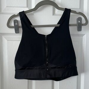 NWOT Fabletics Midnight Zip Sports Bra